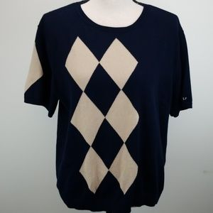 Liz Golf Argyle Sweater.